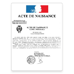 Acte de naissance